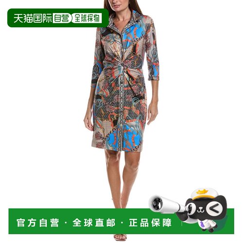 自营Gretchen Scott Twist Shout连衣裙-黑色 美国奥莱直发