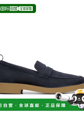 自营Clarks Martock Lo in Blue Suede - navy suede 美国奥莱直