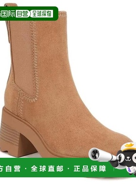 自营Zodiac Teresa Boots Women's Brown Round Toe Block Heel A