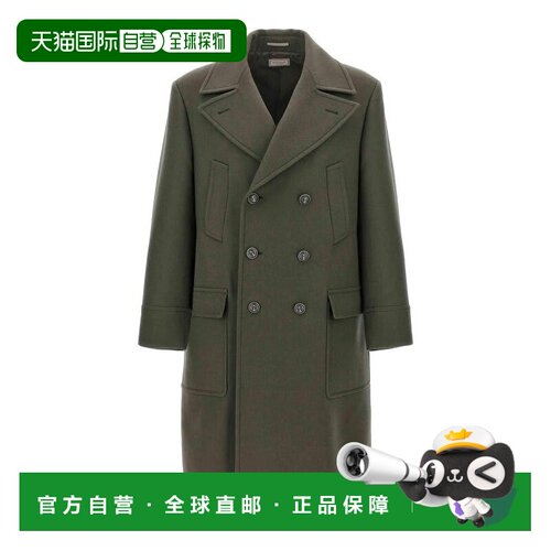 自营Brunello Cucinelli Wool Men's Coat - army 美国奥莱直发