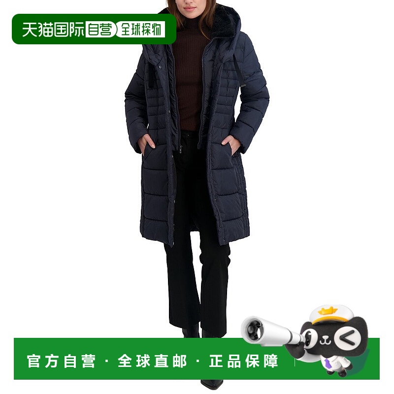 自营Tahari Casey Puffer Jacket - blue 美国奥莱直发