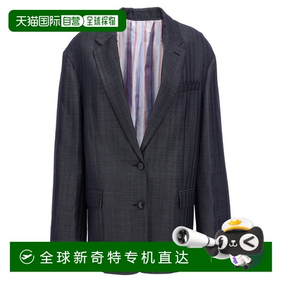 自营 etroPegaso' Single-Breasted Blazer - blue 【美国奥莱】