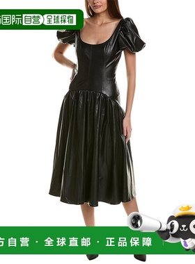 自营 Hutch Brighton 中长连衣裙 - 黑色 美国奥莱直发