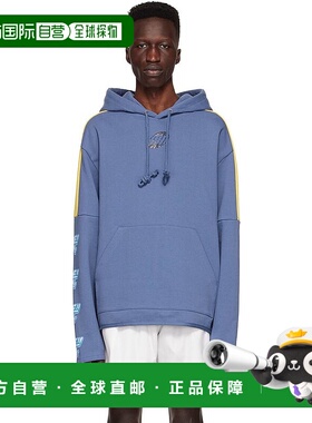 1h可退 【美国直邮】We11done|紫色棉质连帽衫