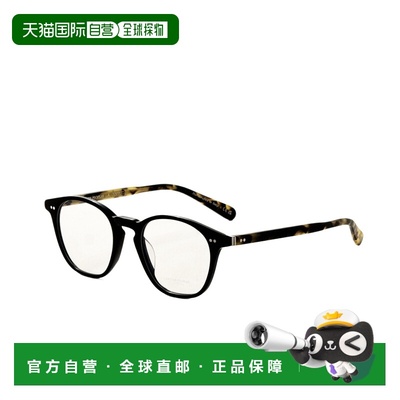 自营Oliver Peoples Men's 48 mm Black Opticals - semi matte b