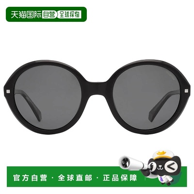 自营Polaroid Core Polarized Grey Oval Ladies Sunglasses PLD
