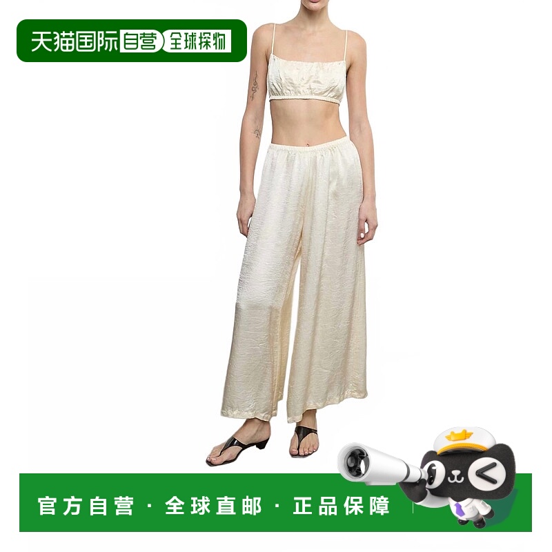 自营enza costaTextured Satin Bralette In Macadamia - macadam