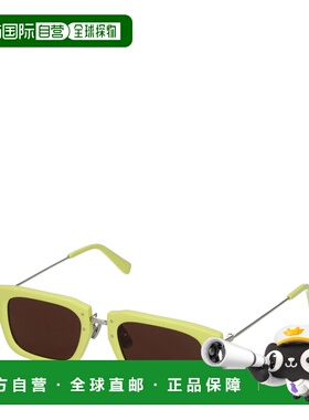 自营Jacquemus Acetate Women's Sunglasses - yellow 美国奥莱直