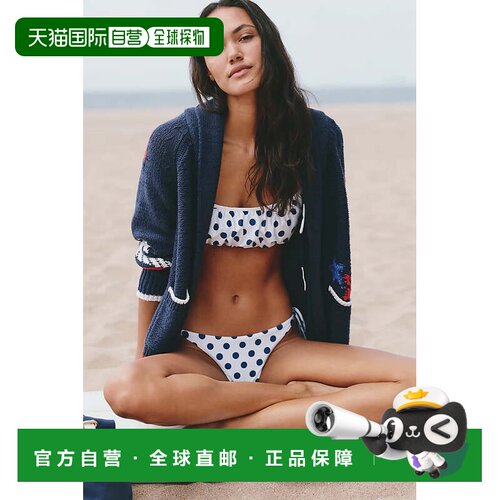 自营peixotoTonie比基尼泳裤-海军波尔卡圆点 美国奥莱直发