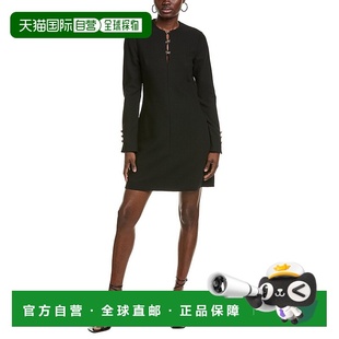 黑色 Rose迷你连衣裙 美国奥莱直发包臀裙 Lela 自营