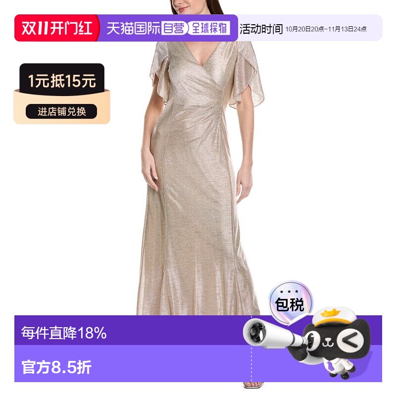 自营adrianna papell 连衣裙 美国奥莱直发