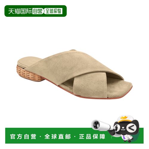 自营Andre Assous Willa Leather Sandal - sand 美国奥莱直发