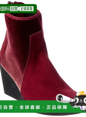 自营 Arche Vitage绒面短靴-红色 美国奥莱直发