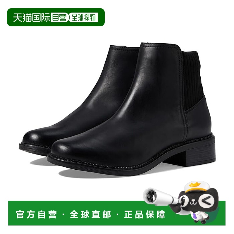 1h可退 香港直邮潮奢 Clarks 其乐 女士 Maye Palm 短靴 black黑