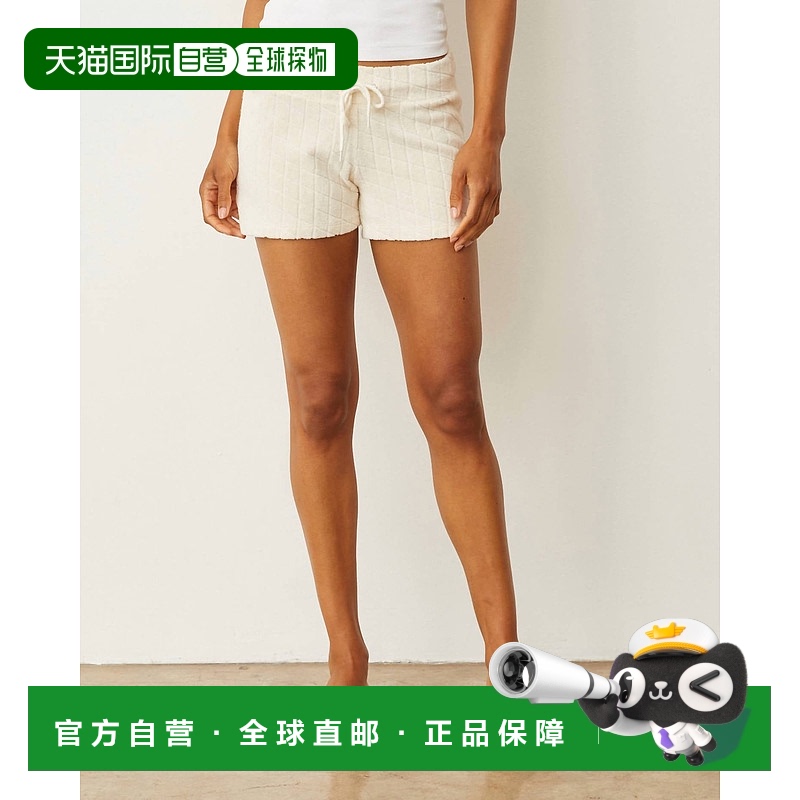 自营 monrow钻石Terry布复古短款天然-天然 美国奥莱直发