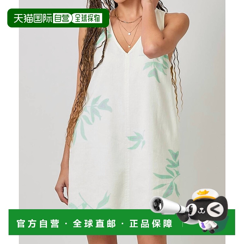 自营mystreeFloral Printed Denim Shift Dress In Multi - multi