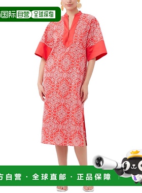 自营 Trina Turk 别墅连衣裙 - 红色 美国奥莱直发