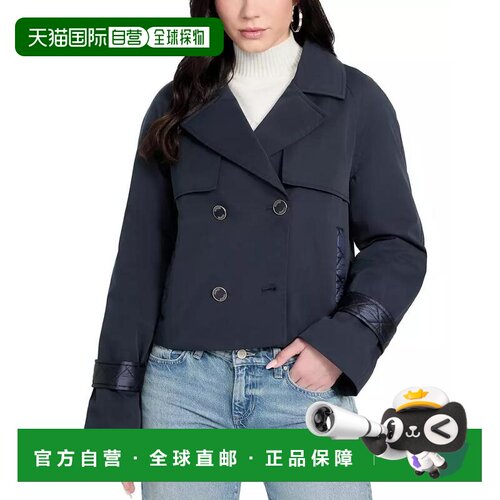 1h可退 【美国直邮】guess 女士 风衣大衣
