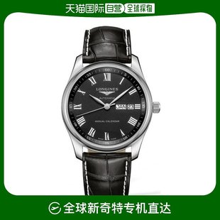 美国直邮Longines 男士 休闲手表皮带浪琴表盘