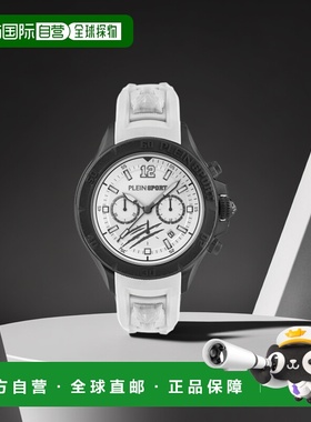 自营 plein sportWarrior Tech 计时腕表 - 白色/黑色/白色 美国