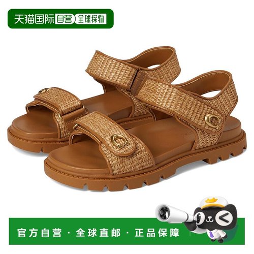 1h可退 【美国直邮】coach 女士 凉鞋新款