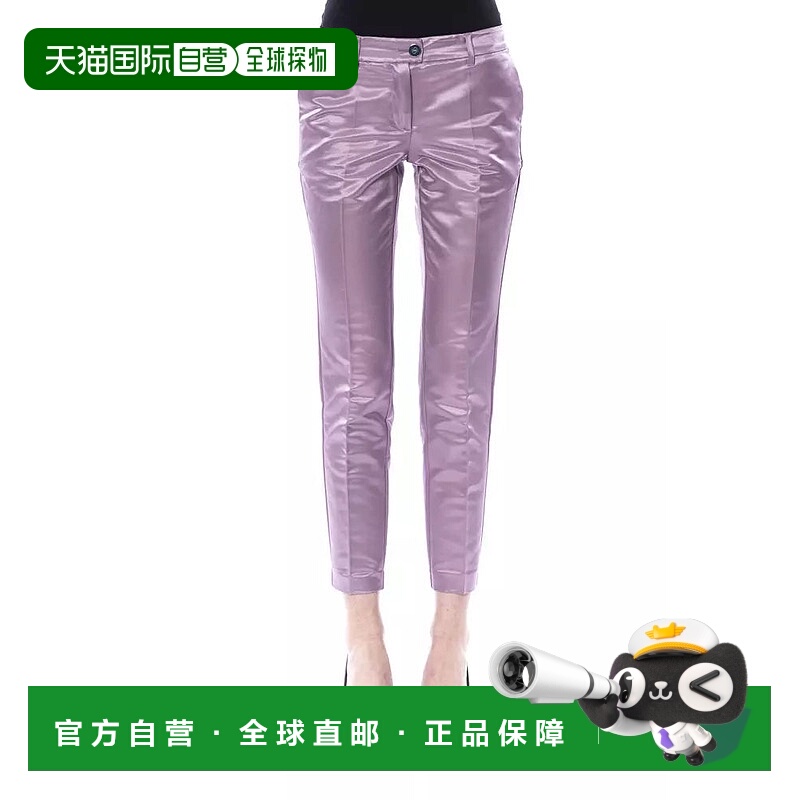 自营 BYBLOS 棉质牛仔裤和女式长裤 - 紫色 美国奥莱直发