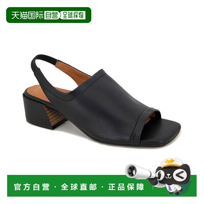 自营Gentle Souls by Kenneth Cole Penny Leather Sandal - blac
