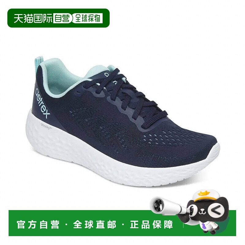 自营aetrex海军女式Danika运动鞋-海军 美国奥莱直发