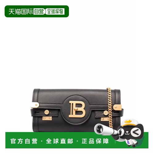 自营Balmain Women's B-Buzz Pouch 23-Calfskin - black 美国奥