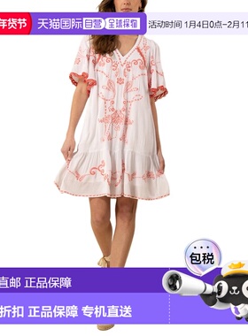 自营Hale Bob Lennox Mini Dress - red 美国奥莱直发