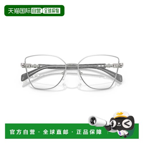 自营michael kors0mk3090 Thin Silver Metal Cat-Eye Eyeglasses