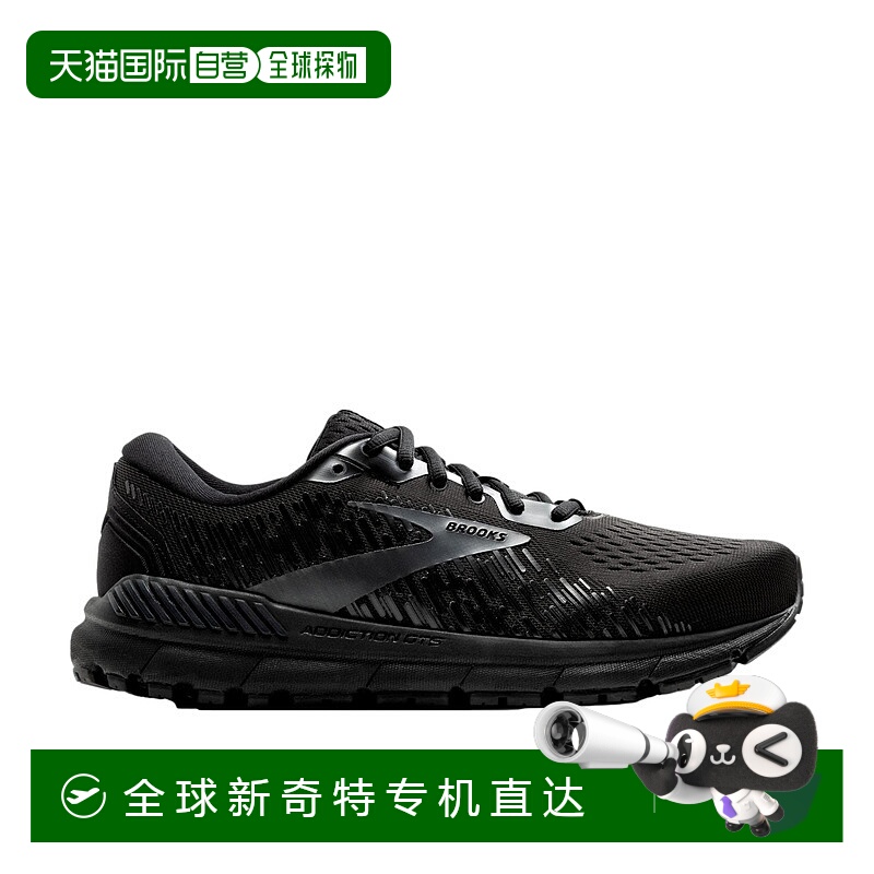 自营 brooks布鲁克斯瘾GTS 15黑色/黑色/乌木110365-1B-020男式-