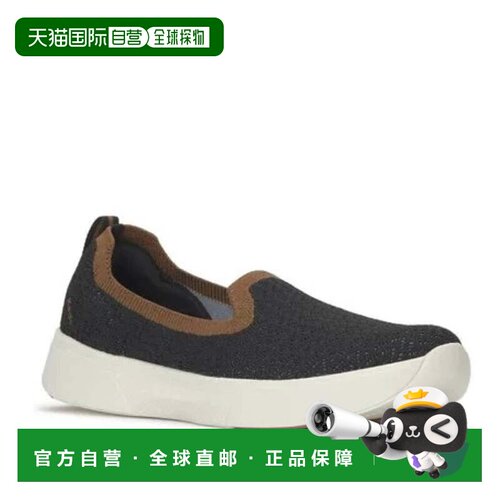 自营Keds BlissWalk Loafers Black Knit Slip On Comfort Shoes