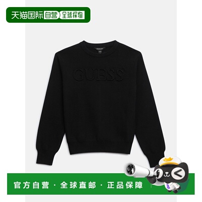 自营guessAstero Logo Sweater (7-16) - black 美国奥莱直发