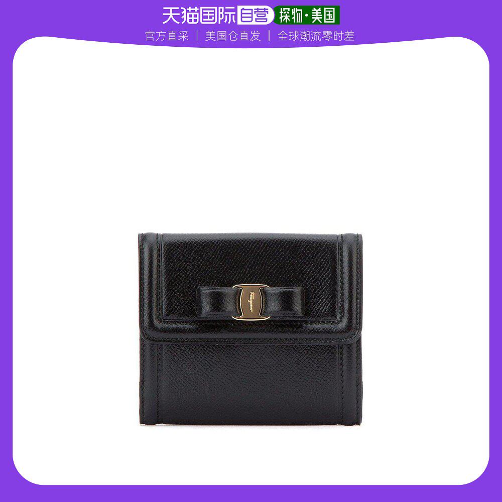 美国直邮salvatore ferragamo 女士菲拉格慕真皮钱包手拿包
