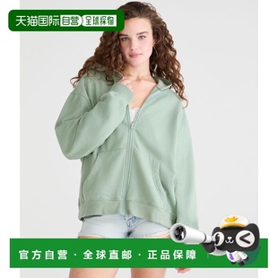 自营Aeropostale Cloud Soft Oversized Full-Zip Hoodie - light