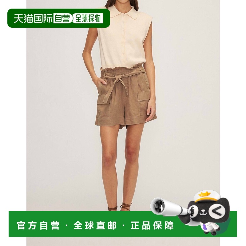 自营melissa neptonSpencer Cargo Short In Soft Khaki - soft k
