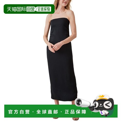 自营J.McLaughlin Nanaka Midi Dress - black 美国奥莱直发