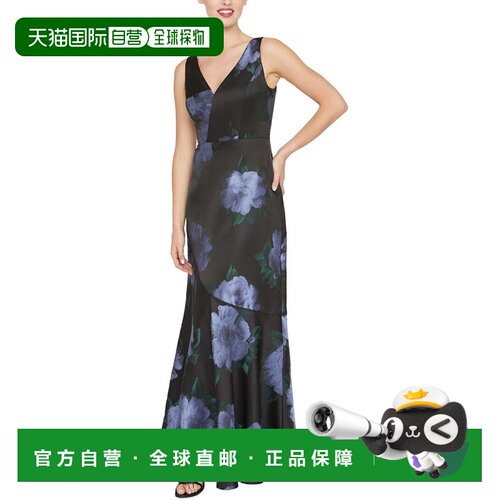 自营kay unger 女士 连衣裙 美国奥莱直发长裙鱼尾裙