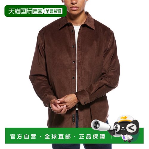 美国直邮自营rag & bone Mateo灯芯绒衬衫-棕色 美国奥莱直发