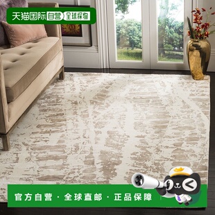 自营safaviehMirage Hand Made Area rug, Ivory / Brown Contemp