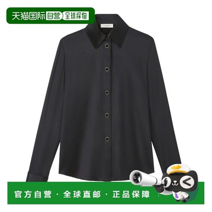 自营Lafayette 148 New York Button Front Slim Silk Blouse - b
