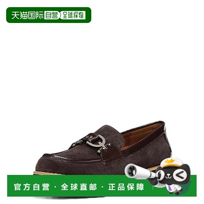 自营Women's Donald Pliner Clio Loafers Dark Brown Suede Comf