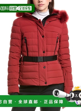 自营Post Card Alpaca-Trim Down Jacket - red 美国奥莱直发