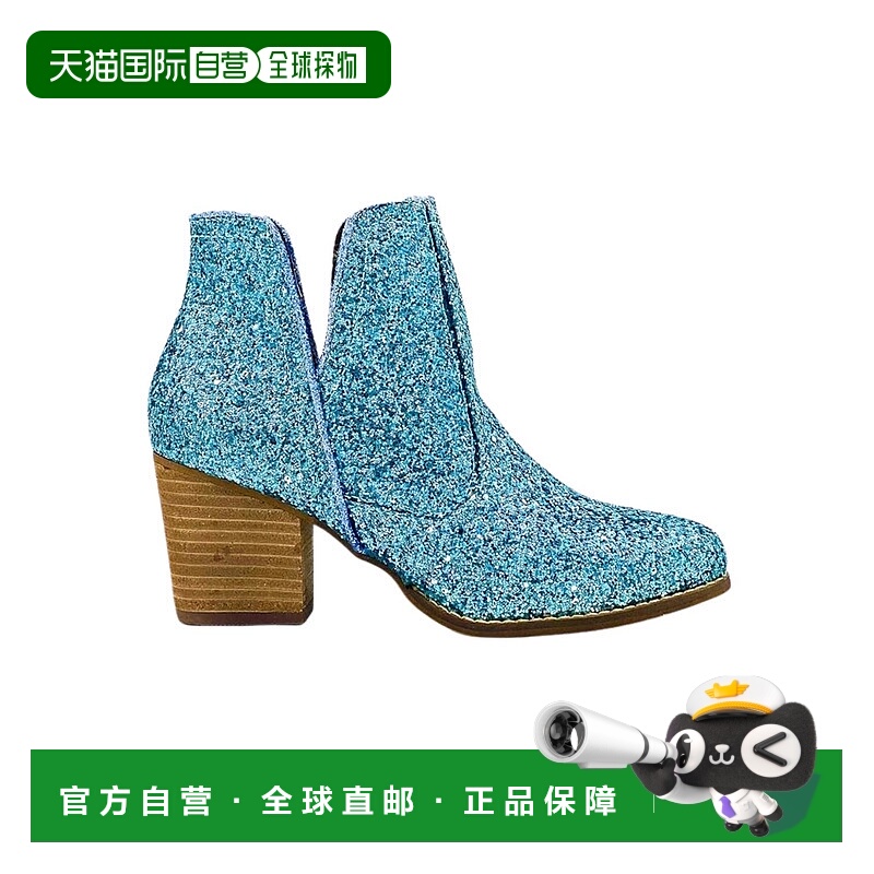 自营 not rated footwearFiera 女士蓝色短靴 - 蓝色 美国奥莱直