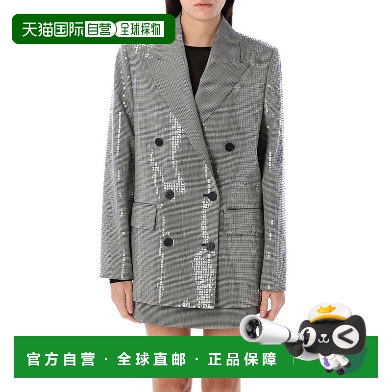 自营golden gooseBoyfirend Jacket Pied Pul Sequin - grey 美国