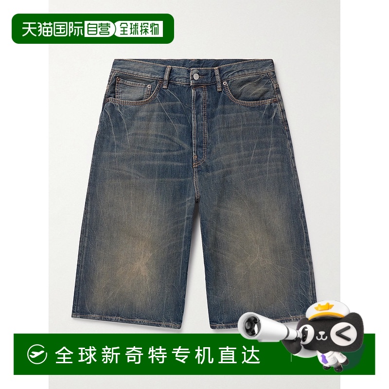 香港直邮潮奢 Acne Studios 艾克妮 男士 Judda 直筒牛仔短裤 BE0