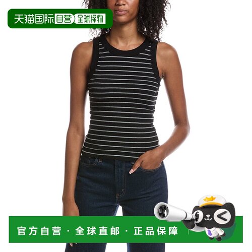 自营Michael Stars Gina Ringer Tank Top - black 美国奥莱直发