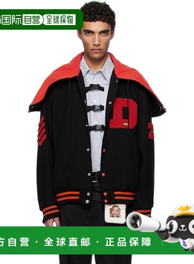 1h可退 香港直邮潮奢 Doublet 男士 黑色 & 红色 Petal Mouth Hoo