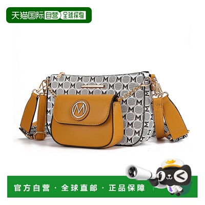 自营 mia k collectionCiri Women's Crossbody Double Bag Versa